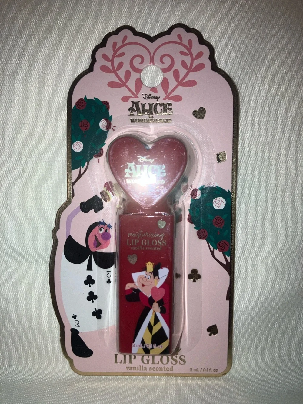 Disney Alice in Wonderland Blue Teapot Lip Balm and Chessire Cat Lip‎ Gloss Set